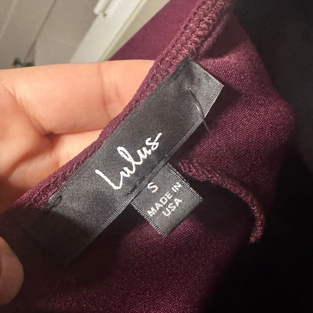 Lulus Burgundy Dress - Picture 5 of 5